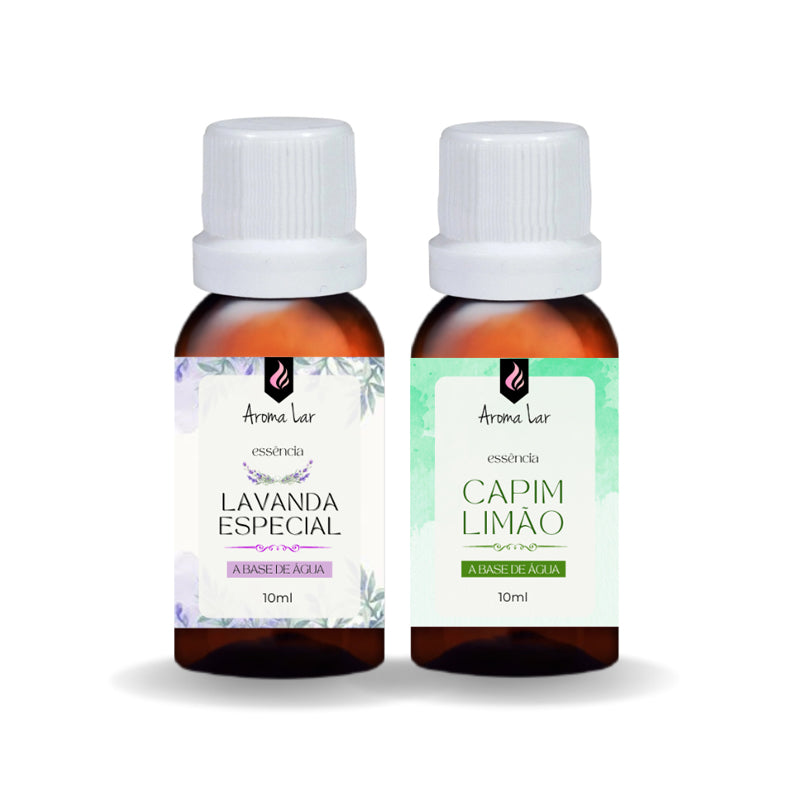 2 Essências Aroma Lar - 10ml cada